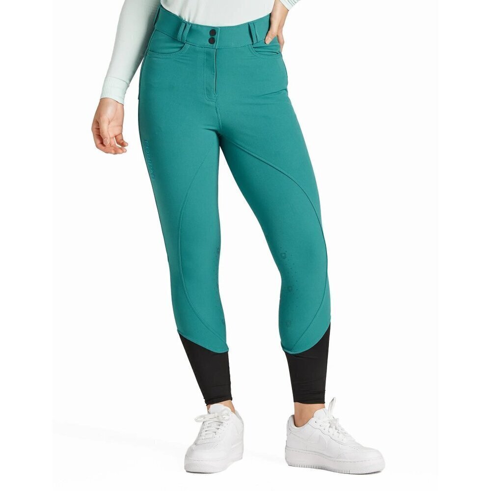 Equipad women's riding breeches teal 14